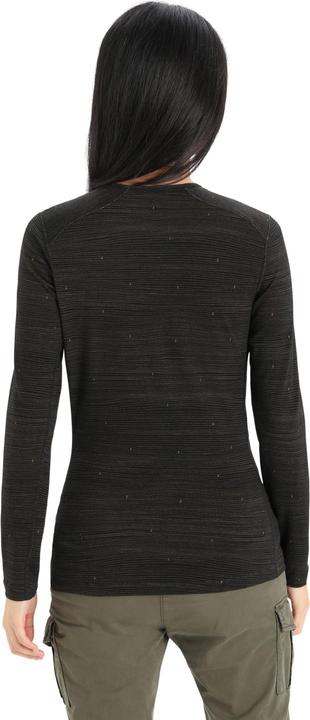 Actual product image Icebreaker Women Oasis LS Crewe Ski Tracks (S)