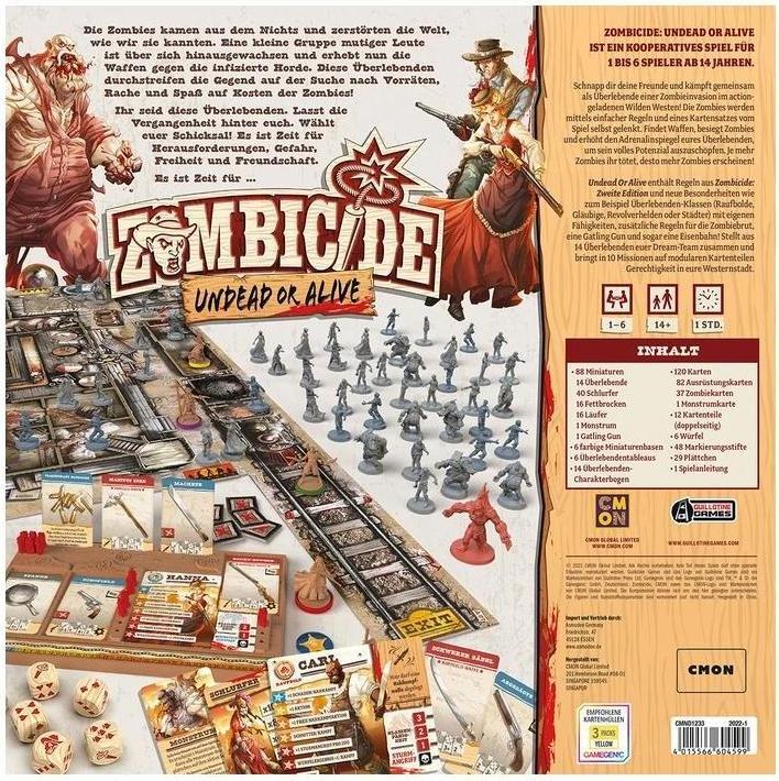 Image du produit Asmodée ASM Zombicide Undead or Alive CMND1233 (Allemand)