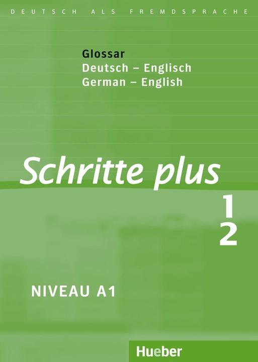 Immagine prodotto Schritte plus 1+2. A1. Glossar Deutsch-Englisch - Glossary German-English (Tedesco, Daniela Niebisch, Picchio Franz, 2017)