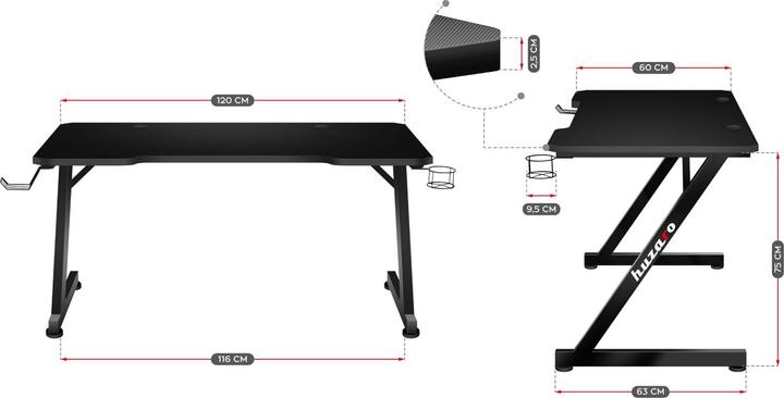 Actual product image Huzaro Hero 2.4