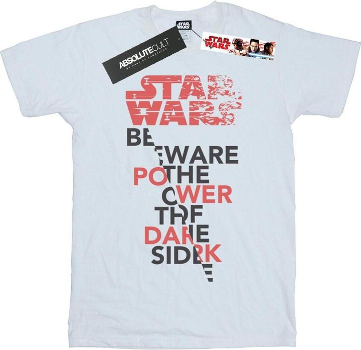 Actual product image Star Wars Boys The Last Jedi Power Of The Dark Side T-Shirt (116)