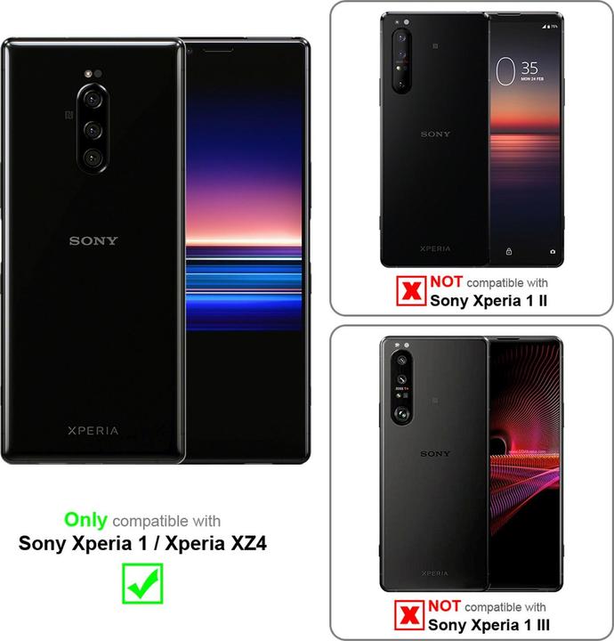 Produktbild Cadorabo Book mit Standfunktion Cover (Sony Xperia 1)