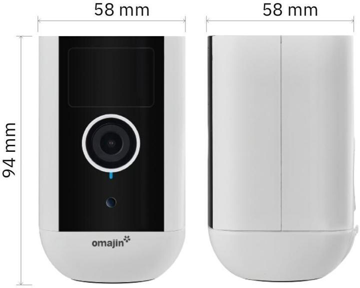 Produktbild Omajin Netzwerkkamera OMA-OWC-01-EU + 64GB MicroSD (2560 x 1920 Pixels)
