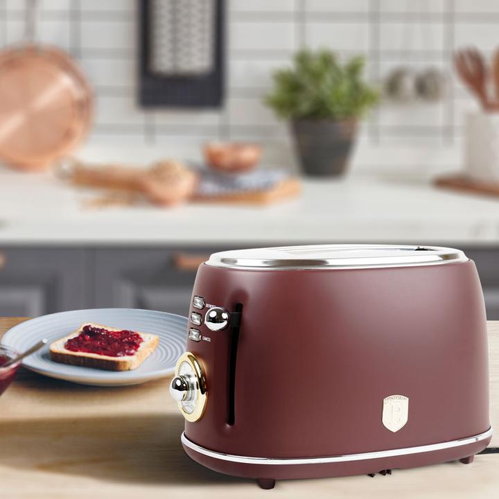 Produktbild BerlingerHaus Toaster mit 6 RÃ¶ststufen, bordeaux