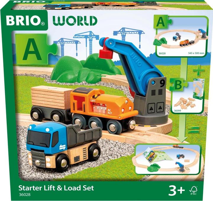 Brio Güterzug mit Kran