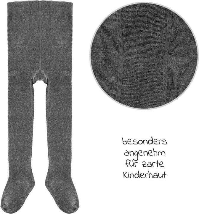 Immagine prodotto La Loona Collant per bambini LaLoona confezione da 2 pezzi - grigio scuro - (74/80)