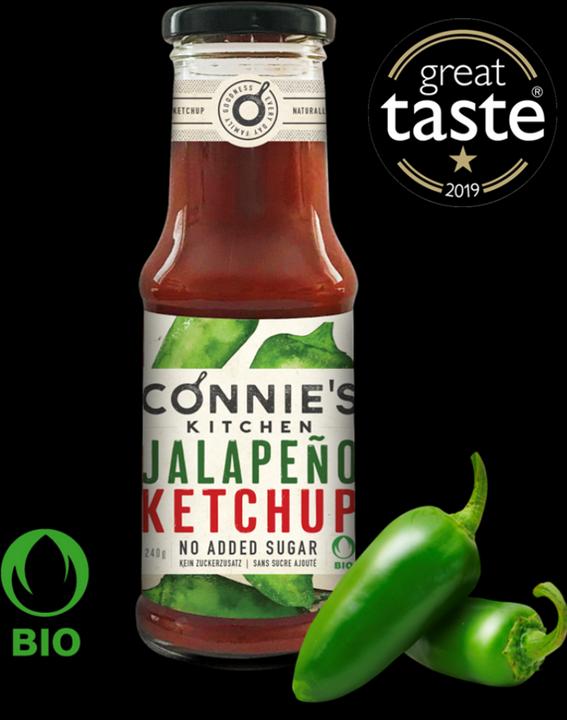 Produktbild Connie's Kitchen Ketchup Jalapeno Bio (340 g)