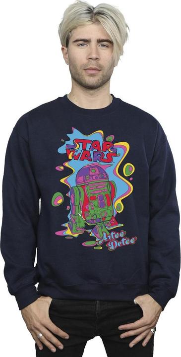 Actual product image Star Wars Mens R2D2 Pop Art Sweatshirt (M)