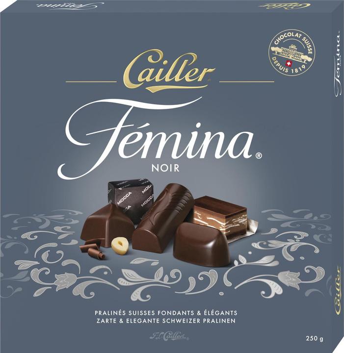 Image du produit Cailler Fémina Pralines Noir (250 g)