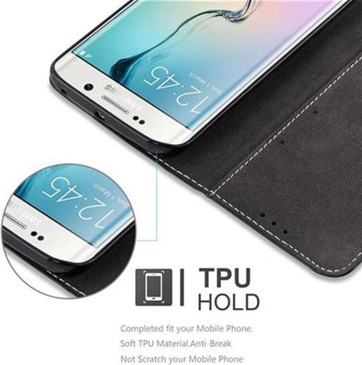 Productafbeelding Cadorabo Boek X Portemonnee Hoesje (Samsung Galaxy S6 Edge)