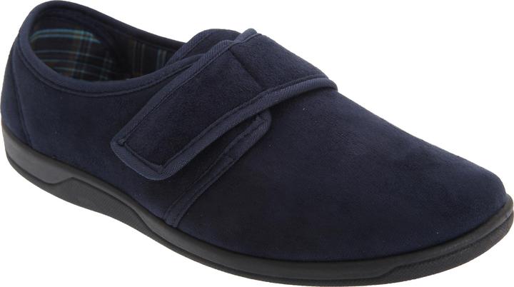 Immagine prodotto Universal Textiles Pantofole Tom con chiusura a velcro in finta pelle scamosciata (42)