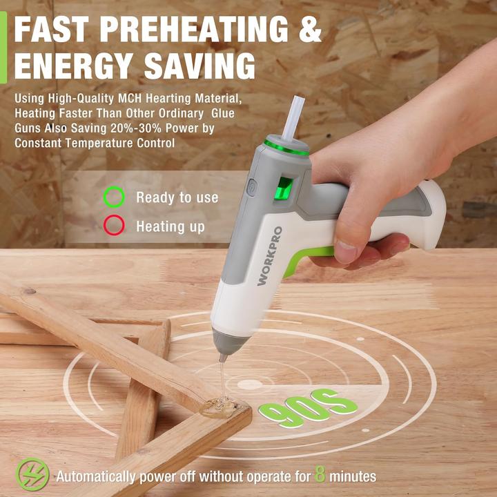 Produktbild Workpro Kabellose Klebepistole