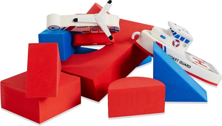 Image du produit Just Think Toys Coast Guard Boat & Helicopter