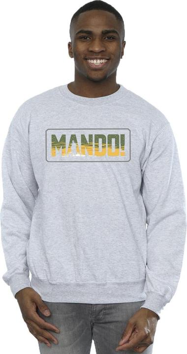 Immagine prodotto Star Wars The Mandalorian Mando Cutout Felpa Uomo (M)