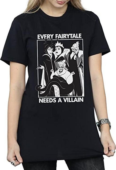 Immagine prodotto Disney T-shirt en coton Femme/Ladies Every Fairy Tale Needs A Villain (Chaque conte de fées a besoin d'un (XL)