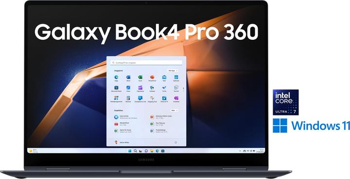 Produktbild Samsung Galaxy Book4 Pro 360 (16", Intel Core Ultra 7 155H, 32 GB, 1000 GB, DE)