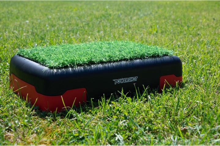 Actual product image Power Shot Stepper with artificial turf Powershot