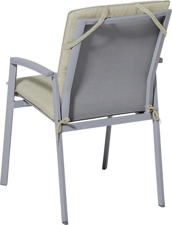 Actual product image Natura Punto Garden Chair Low Back Rest by Madison, Set of 4 (97 x 49 cm)