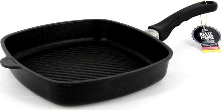 Image du produit AMT E285G Poêle d'angle (Poêle à grillades, Poêle à frire, Fonte d'aluminium)