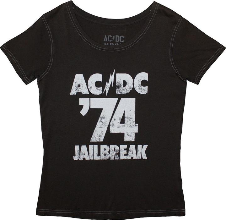 Actual product image AC/DC Unisex Adult 74 Jailbreak Back Print T-Shirt (M)