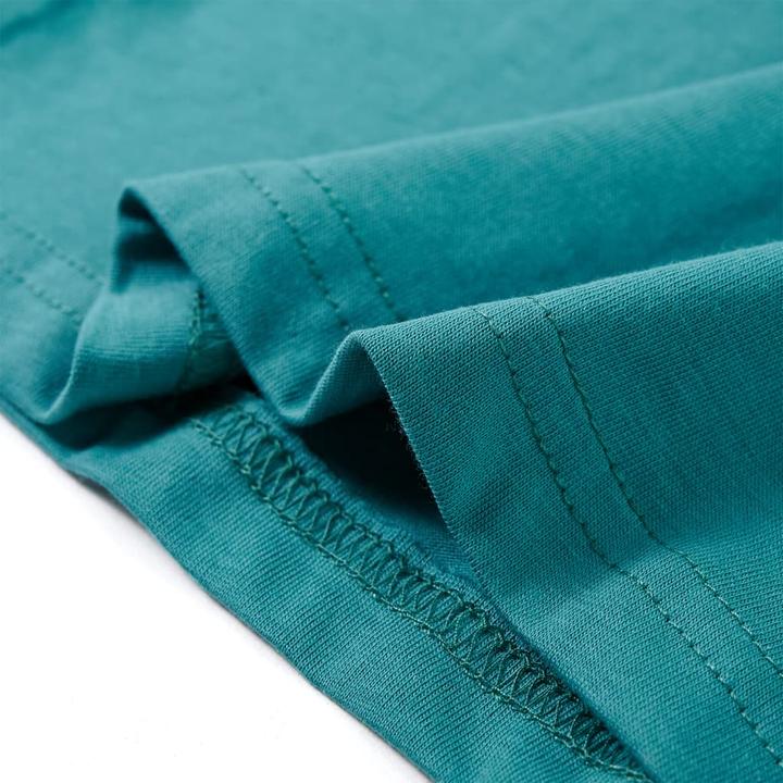 Image du produit VidaXL T-shirt manches longues enfant bleu foncé 116,Matière : 100 (116)