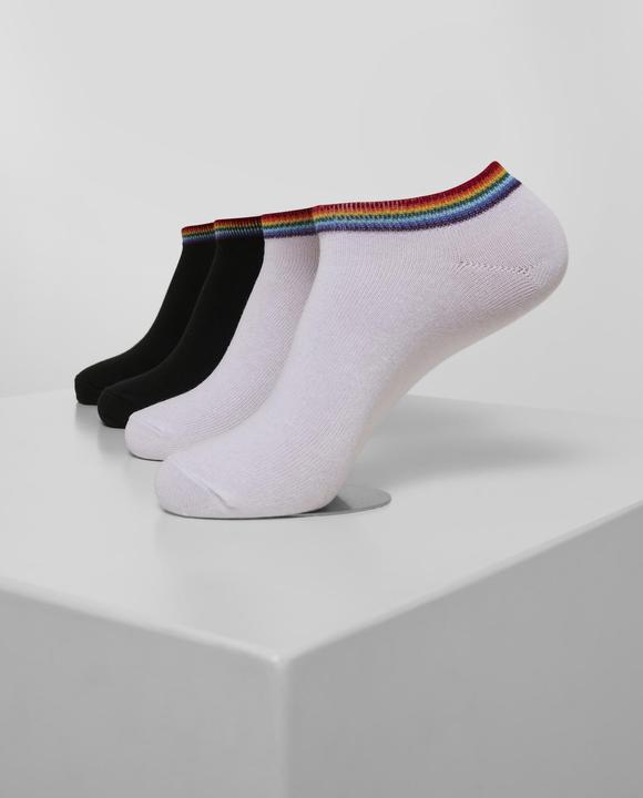 Immagine prodotto Urban Classics Calzini Arcobaleno No Show 4-Pack (confezione da 4, 35 - 38)