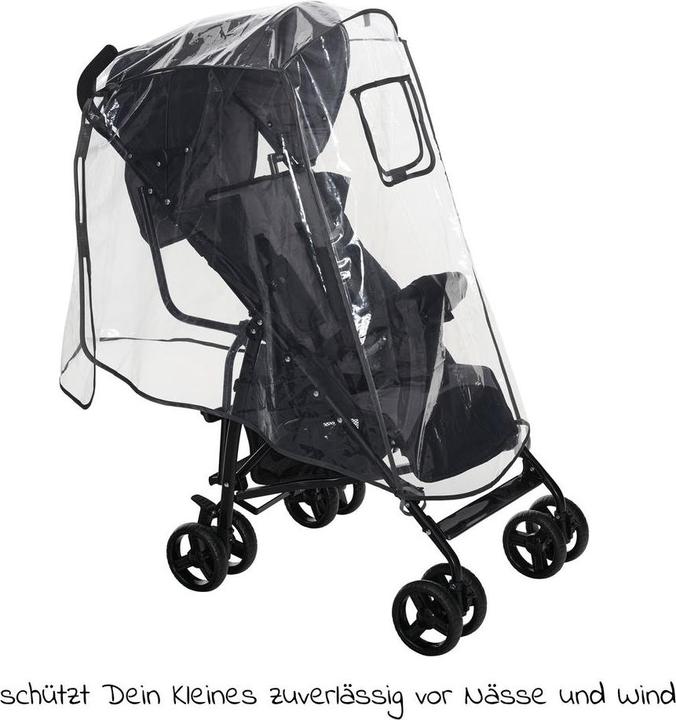 Image du produit Diago Housse de pluie universelle pour poussette & landau avec housse de pluie verrouillable