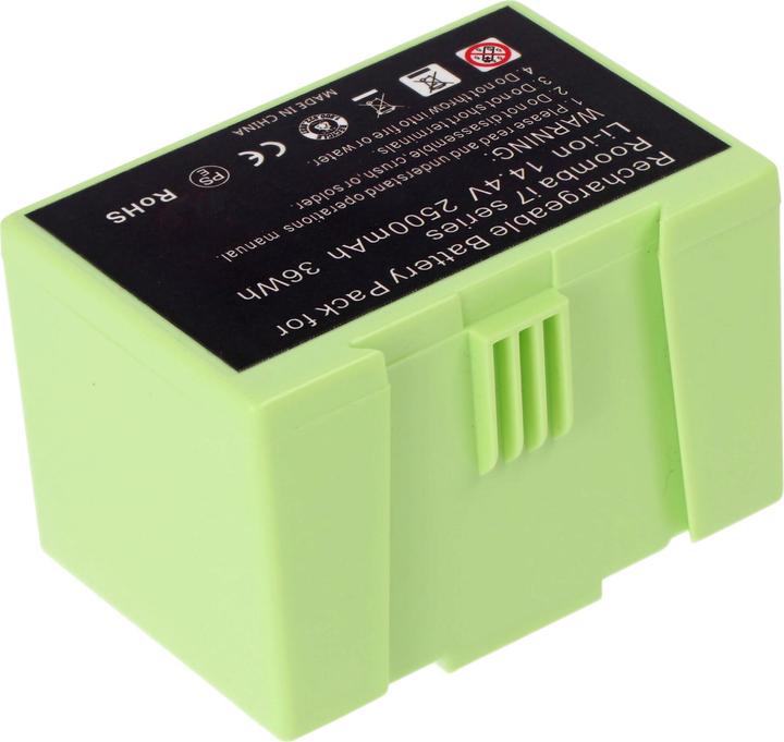 Actual product image AccuCell Household robot battery as a replacement for iRobot ABL-D2, ABL-D1, 4624864 - 2600mAh 14.4V Li-Ion