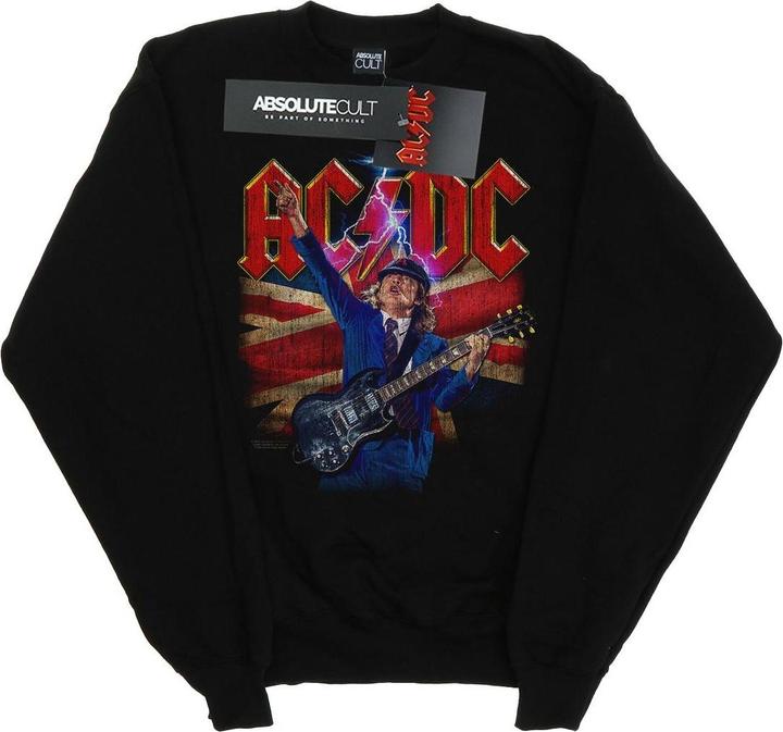 AC/DC Angus Union Flag Lightning Sweatshirt