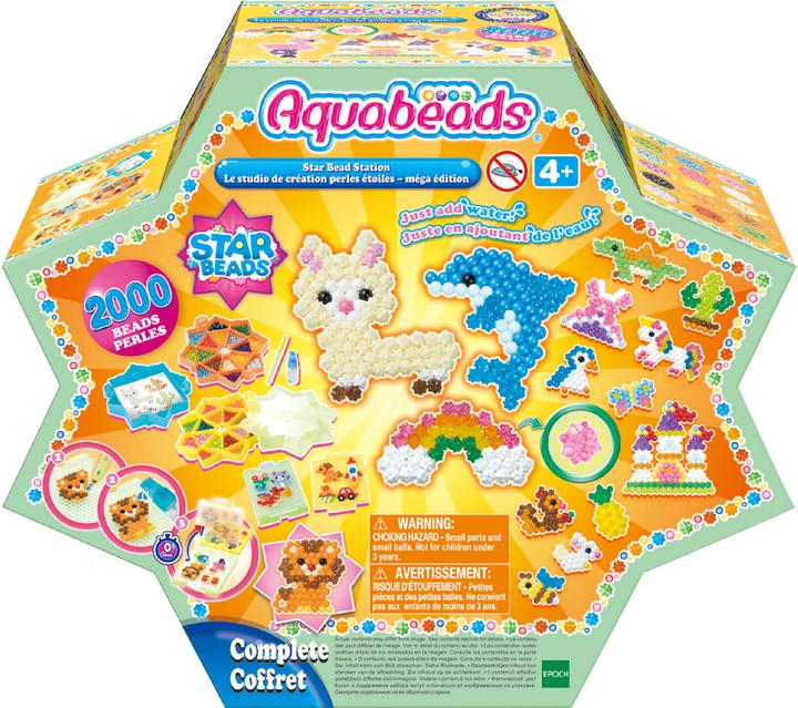 Actual product image Aquabeads AQB star beads craft station