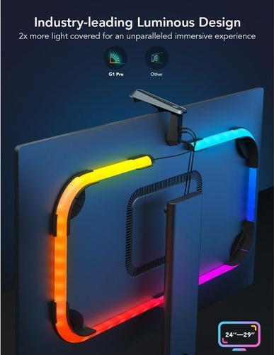 Productafbeelding Govee DreamView G1 Pro Gaming Light, RGBIC, WiFi (300 lm)