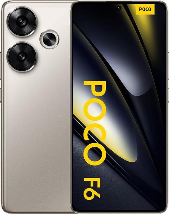 Immagine prodotto Xiaomi Poco F6 (512 GB, Colore titanio, 6.67", Doppia SIM, 50 Mpx, 5G)