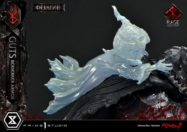 Actual product image Prime 1 Studio Berserk statuette 1/4 Guts Berserker Armor Rage Edition Deluxe Version 67 cm