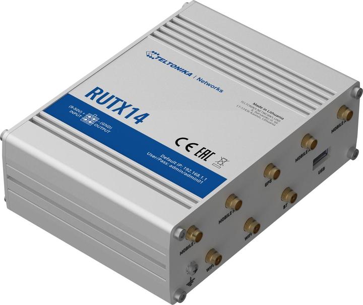 Actual product image Teltonika LTE industrial router RUTX14