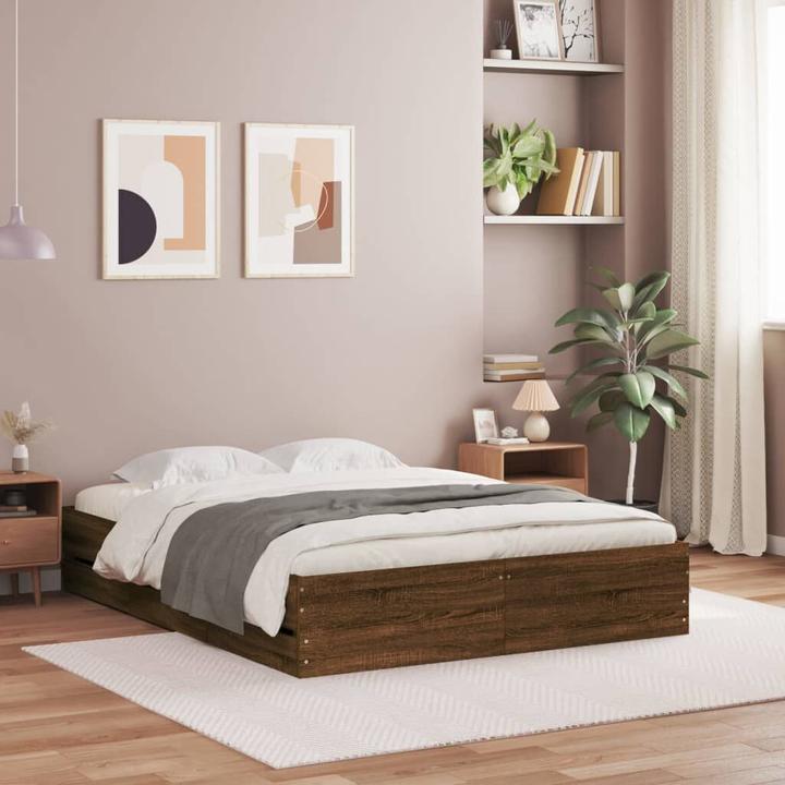 Produktbild VidaXL Bettgestell mit Schubladen (135 x 190 cm)
