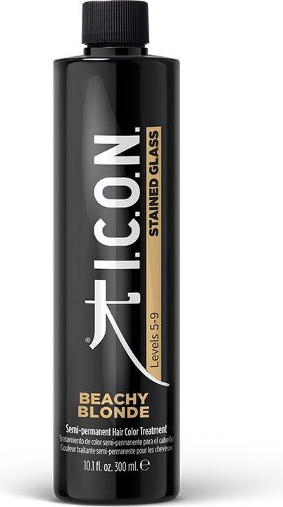 Produktbild I.C.O.N. STAINED GLASS BEACHY BLONDE semi-permanent levels 5-9 300 ml (5-9)