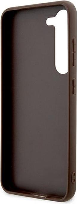 Actual product image Guess case for S24+ S926 GUHCS24MG4GLBR hardcase 4G Stripe Collection brown (Samsung Galaxy S24+)