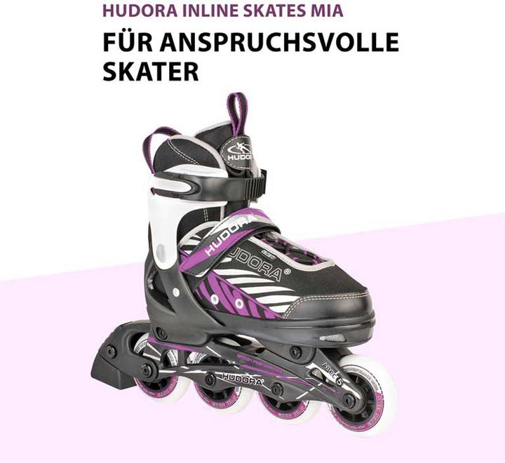 Actual product image Hudora Children Inline Skates Mia Purple (29, 30, 31, 32)