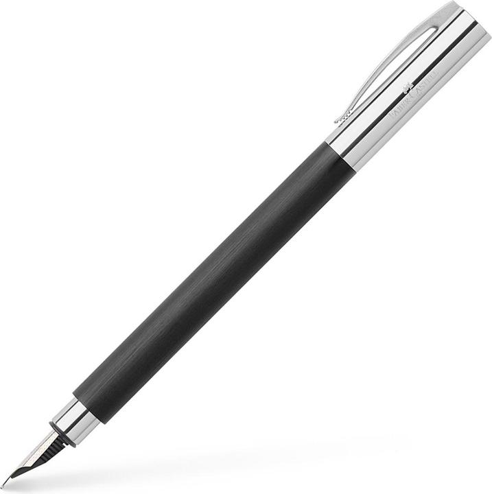 Actual product image Faber-Castell Fountain pen EF Ambition precious resin black (Black, 1 x)