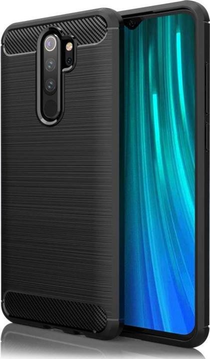 Produktbild Screenguard Xiaomi Redmi Note 8 Pro Hülle Carbon Brushed Soft TPU (Xiaomi Redmi Note 8 Pro)