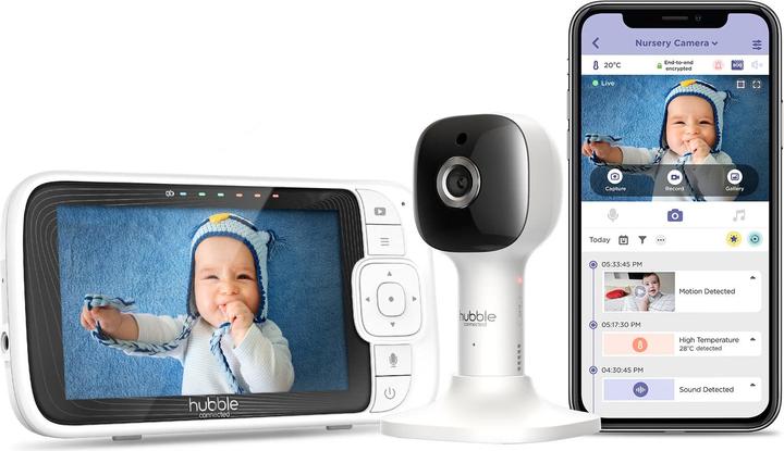 Image du produit Hubble Connected Nursery Pal Cloud (avec caméra) (Vidéo et audio, 300 m)