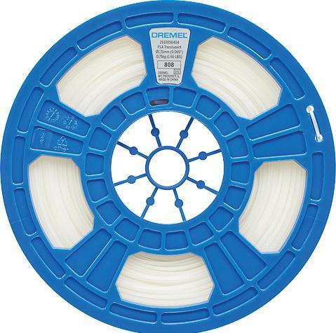 Actual product image Dremel PLA 1,75mm TRANSLUCENT 0,75kg 3D FILAMENT (PLA, 1.75 mm, 750 g)