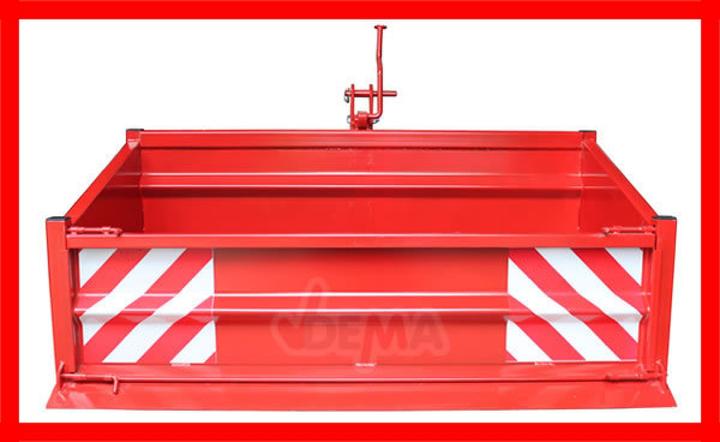 Actual product image Dema Heckcontainer Typ 1500 S / K1- rot (550 l)