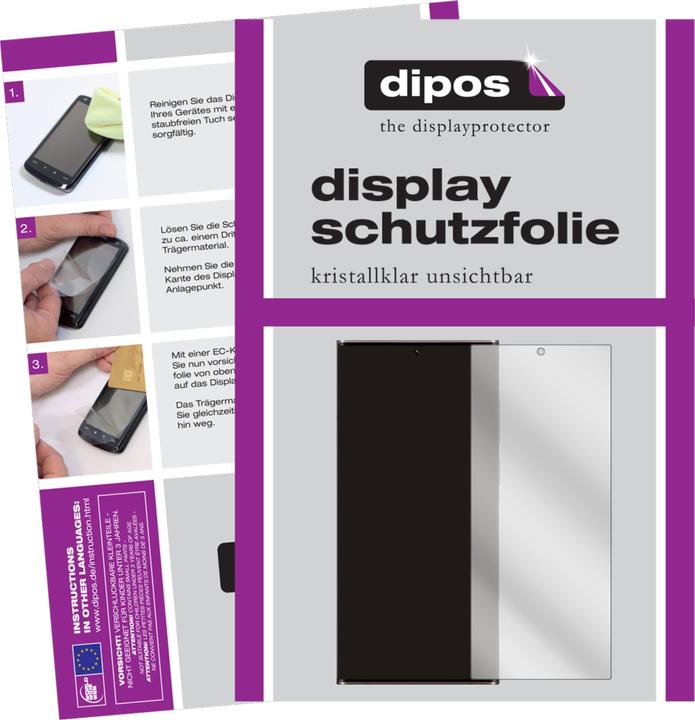 Image du produit Dipos Film de Protection d’écran Crystalclear (6 pièce(s), Samsung Galaxy S22 Ultra)