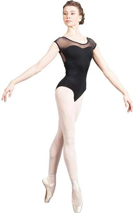 Actual product image Sansha Elegant short sleeve dance body (L)
