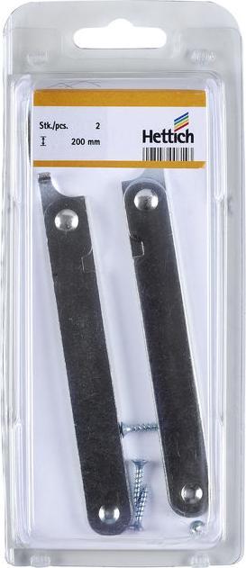 Immagine prodotto Hettich Klapphalter fr Bnke und Tische, verzinkt, 2 Stck