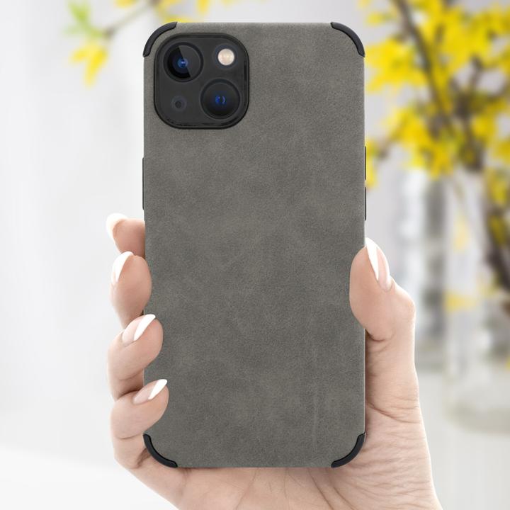 Produktbild Cadorabo Hülle für Apple iPhone 13 im TPU Matt Leder LM161 Style (Apple iPhone 13)