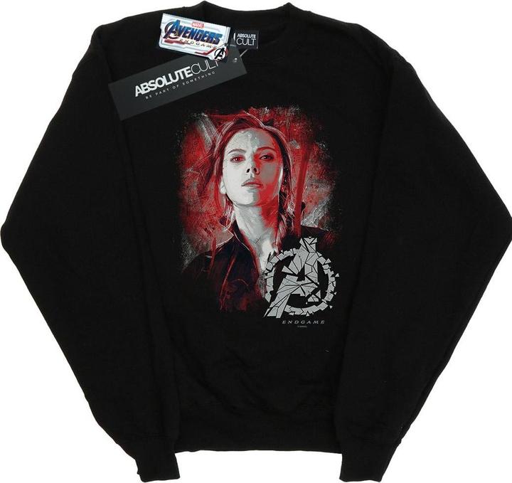 Avengers Endgame Black Widow Brushed Sweatshirt