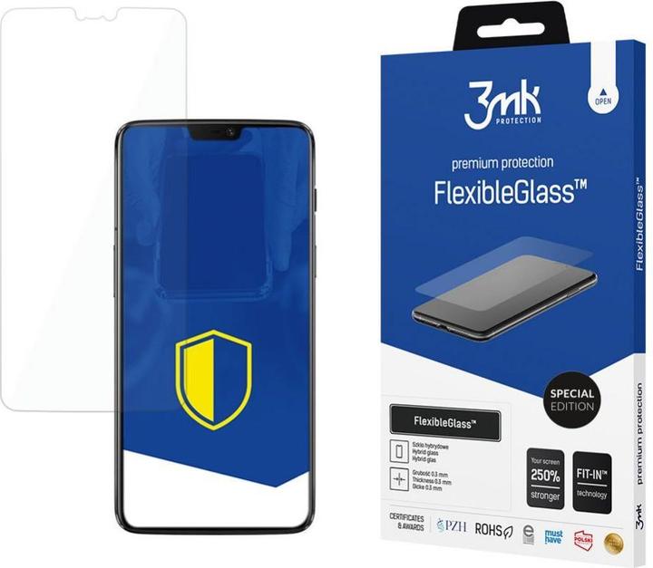 Immagine prodotto 3MK hybrid glass Flexible 2.5D SE for OnePlus 6 (1 Pezzo/i, OnePlus 6)