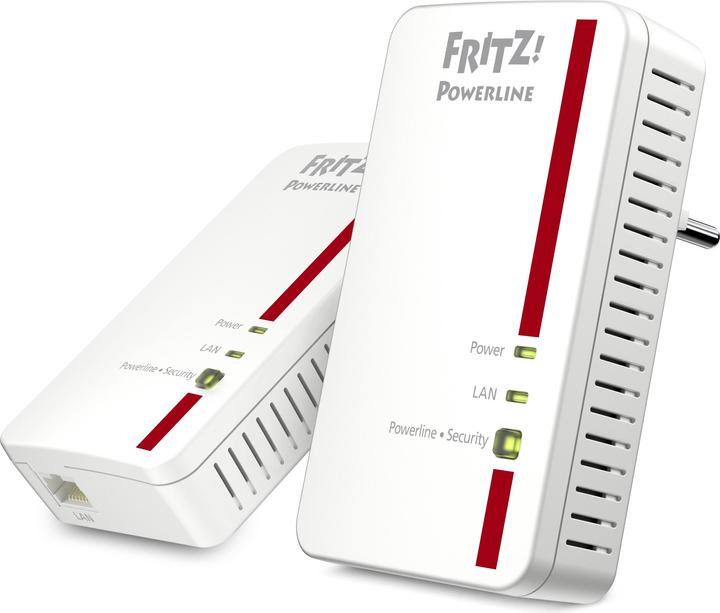 AVM FRITZ!Powerline 1000E Set - enthält 2x FRITZ!Powerline 1000E Adapter (1200 Mbit/s)
